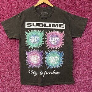 Sublime 40 Oz. To Freedom Sun Logo Album Cover Art T-Shirt S/M